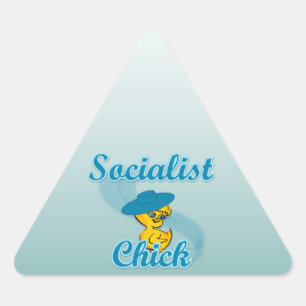 Sozialistischer Kick #3 Dreieckiger Aufkleber