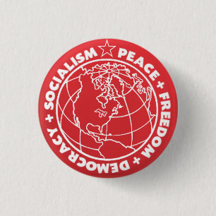 Sozialistischer Knopf Button