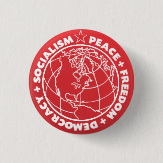 Sozialistischer Knopf Button
