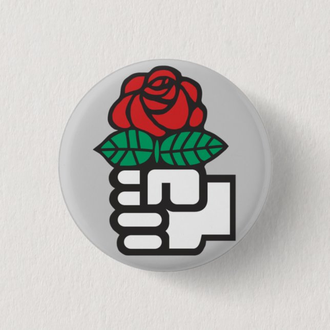 Sozialistischer Knopf Button (Vorderseite)