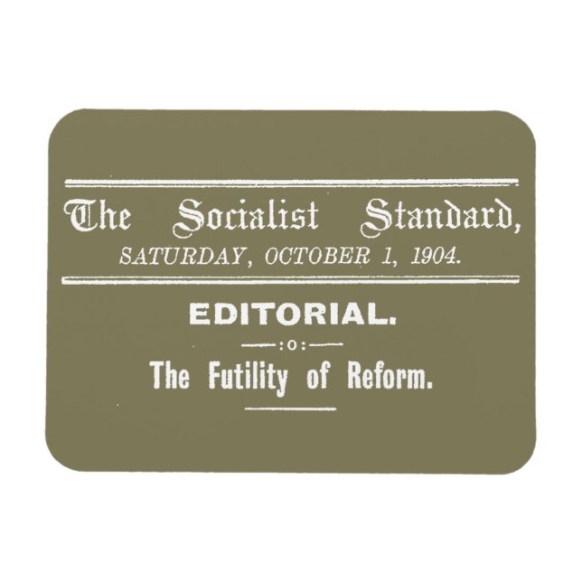 Sozialistischer Standard 1904 Oktober Redaktionsbe Magnet (Horizontal)