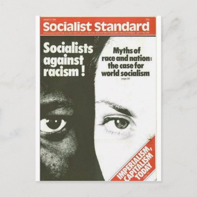Sozialistischer Standard März 1981 Postkarte (Vorderseite)