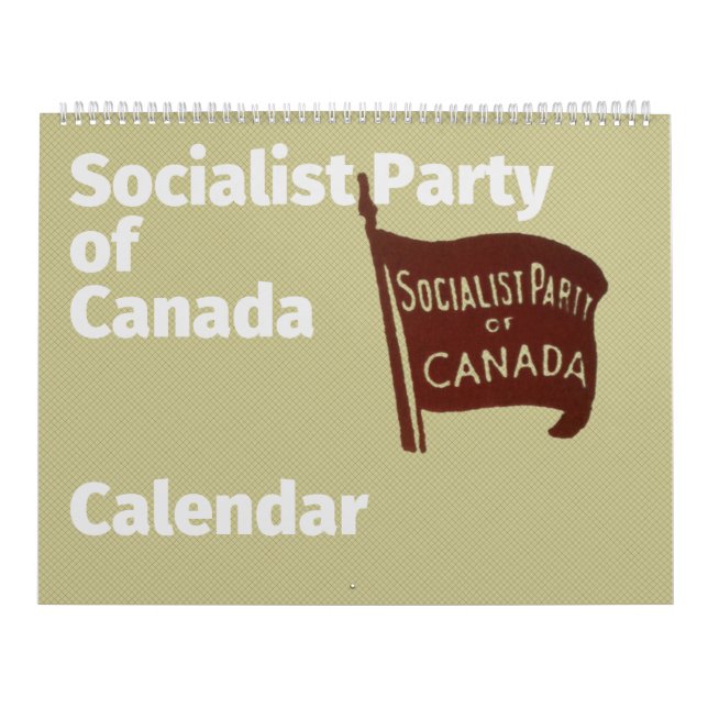 Sozialistisches Party des Kanadischen Kalenders Kalender (Titelbild)