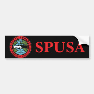 Sozialistisches Party USA Autoaufkleber