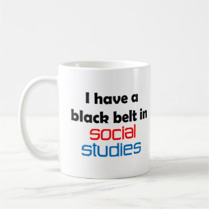 Sozialkunde Schwarzgurt Kaffeetasse