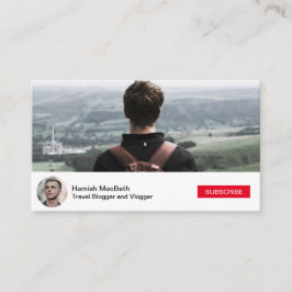 Sozialmedien YouTube inspirierten | Visitenkarte