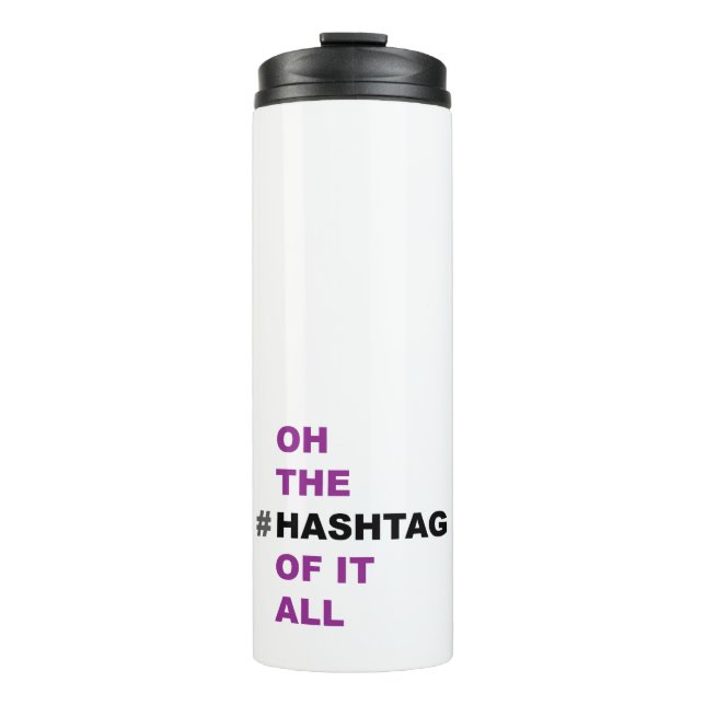 Sozialmedium-thermische Reise-Kaffee-Tasse Thermosbecher (Vorderseite)