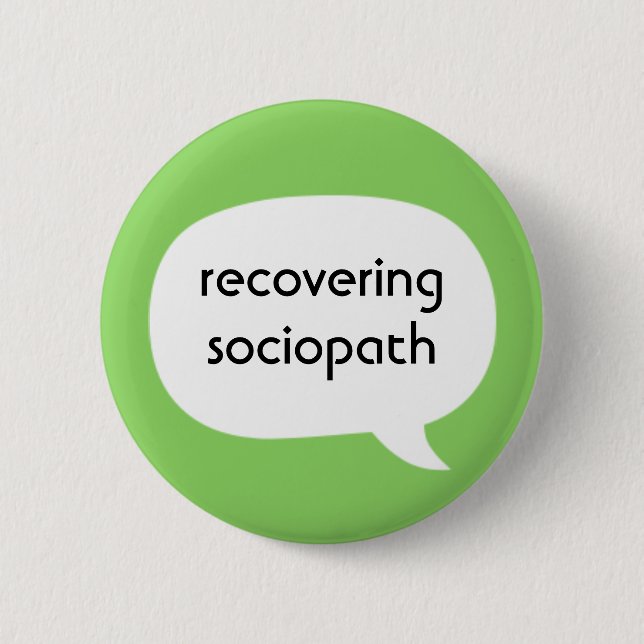 Sozialopath Button (Vorderseite)