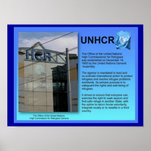 Sozialstudien, UNHCR, Genf Poster