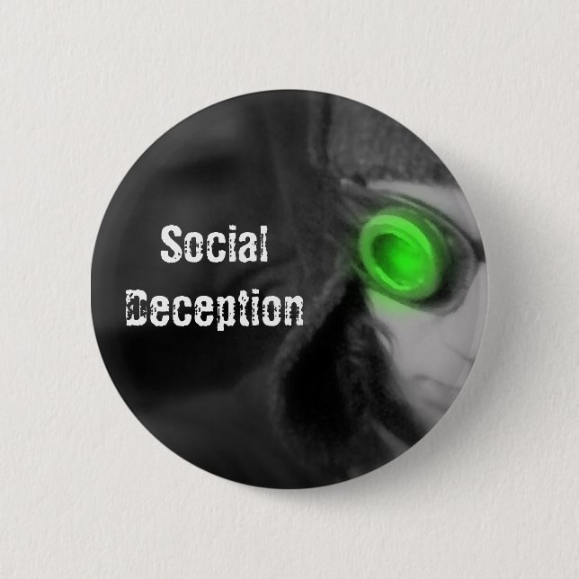 Sozialtäuschungsknopf Button (Vorderseite)