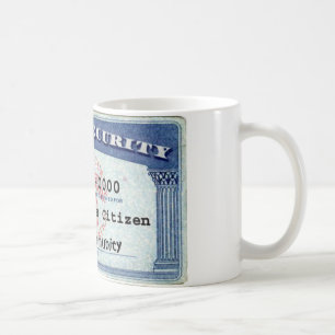 Sozialversicherungskarte Kaffeetasse