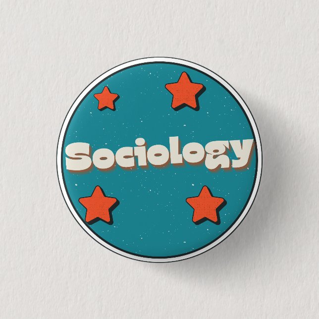 Soziologie Button (Vorderseite)