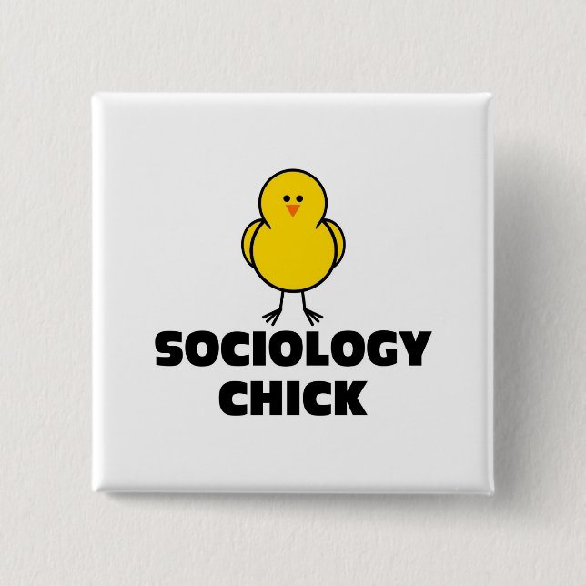 Soziologie-Küken Button (Vorderseite)