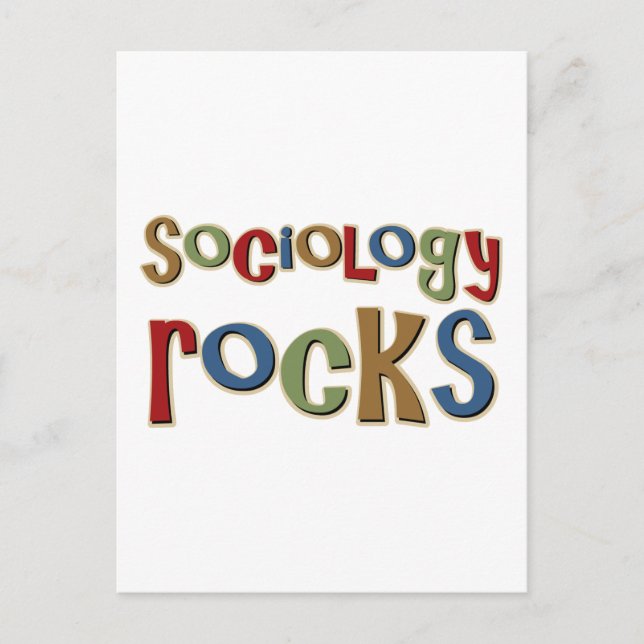 Soziologie Postkarte (Vorderseite)