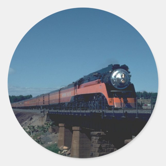 SP "Daylight"-Zug, geführt von 4-8-4 Runder Aufkleber (Vorderseite)