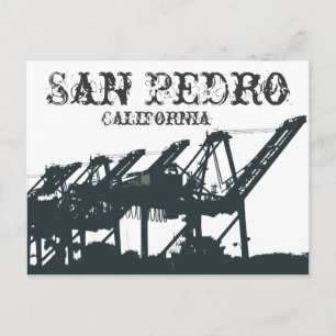 SP Harbour Cranes Postkarte