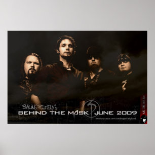 SP hinter dem Masken-Plakat Poster