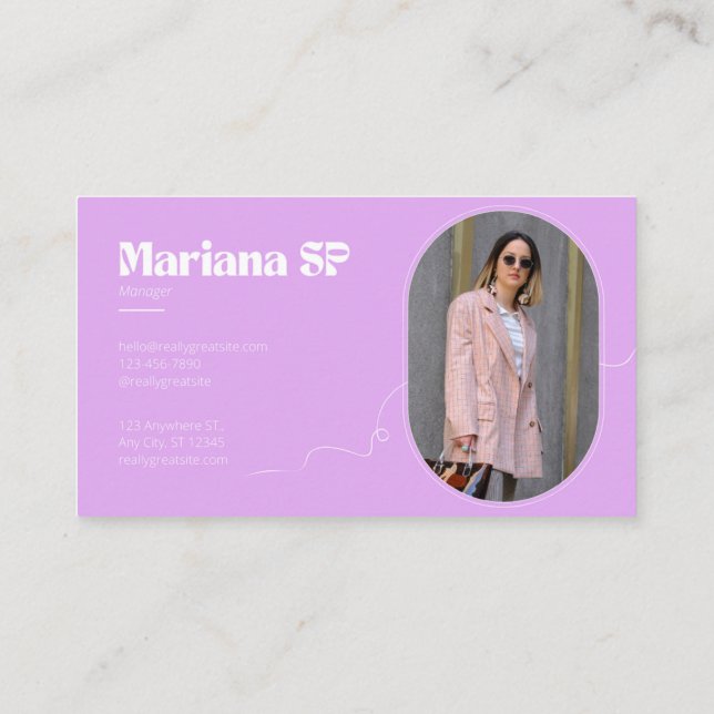 Spa & Beauty Studio Consultant Visitenkarte (Rückseite)