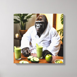 Spa Day Gorilla Leinwanddruck