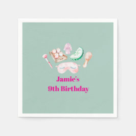 Spa Day Kid's Party Serviette