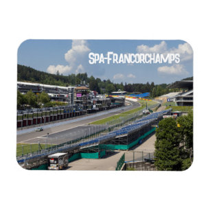 Spa-Francorchamps-Rennstrecke, Belgien Magnet