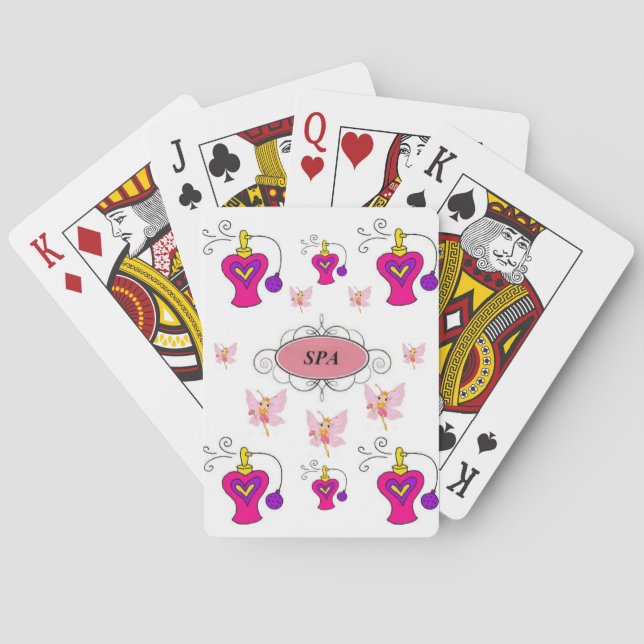 Spa-Kartenspiel Deck Spielkarten (Rückseite)