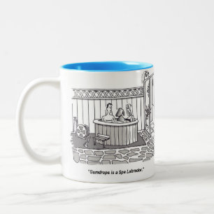 Spa Labrador bleu mug