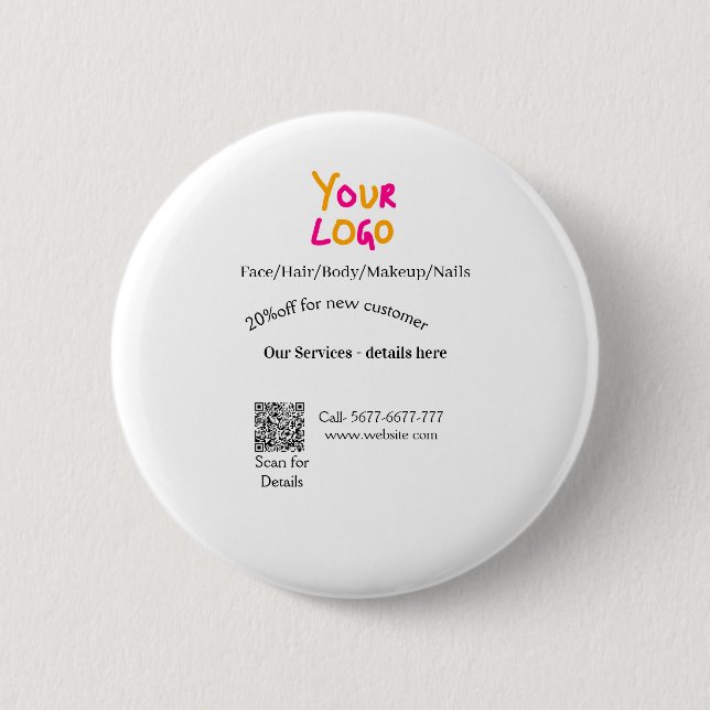 Spa massage salon discount offer services contact  button (Vorderseite)