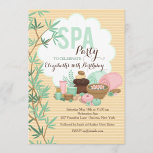 Spa-Party-Einladung Einladung