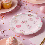 Spa Party Pink Birthday Party Pappteller<br><div class="desc">Spa Party Pink Birthday Party Plates</div>