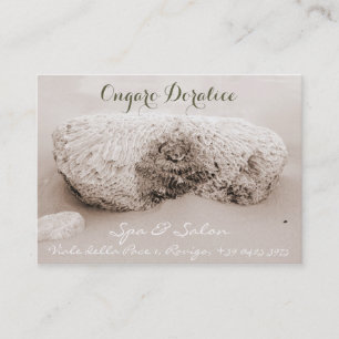 Spa, salon et modèle de carte de visite de santé