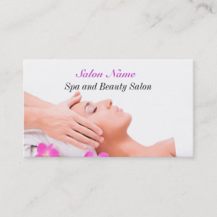 Spa-Schönheitsmassage-Wellness-Salon Visitenkarte