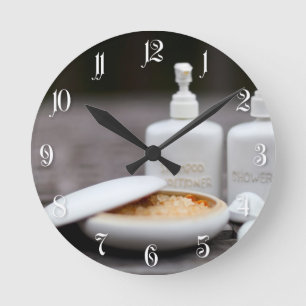 SPA settings Runde Wanduhr