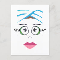 Spa-Tag Postkarte