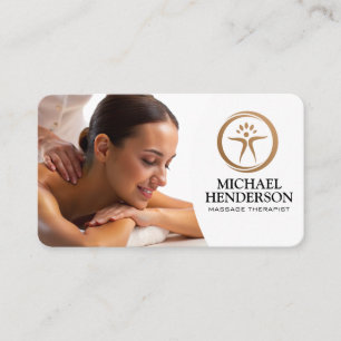 Spa-Tag Rückenmassage Hoteldienstleistungen Visitenkarte
