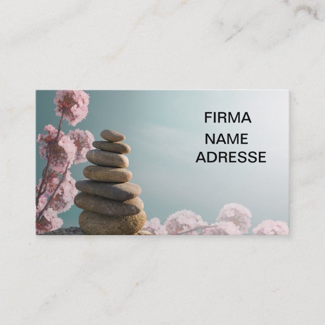 Spa Wellness Massage business cards Visitenkarte (Vorderseite)