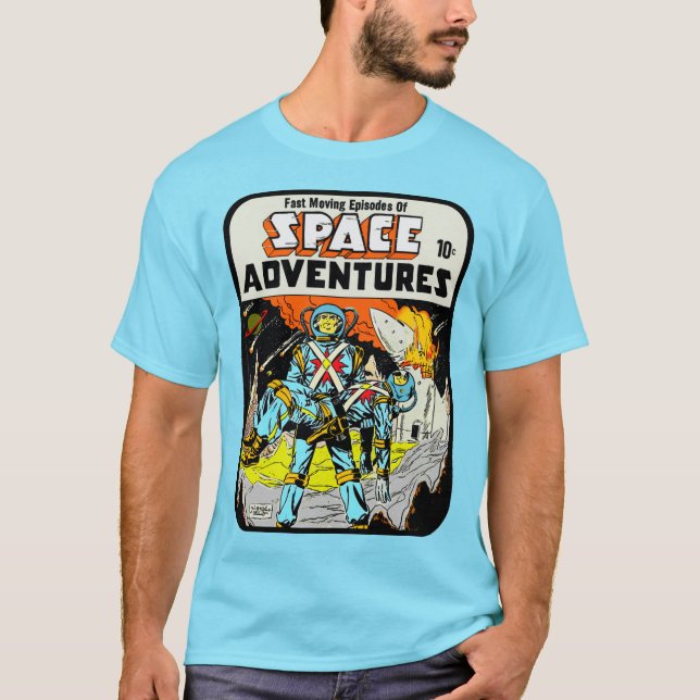 Space Adventures T - Shirt der 1950er Jahre (Vorderseite)