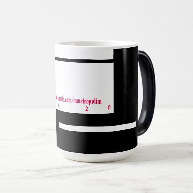 Space Age Daily Tasse bY #Metropolim (VorderseiteRechts)