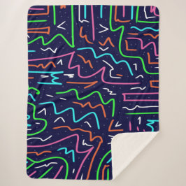 Space Age Maze Abstrakt Print Sherpadecke
