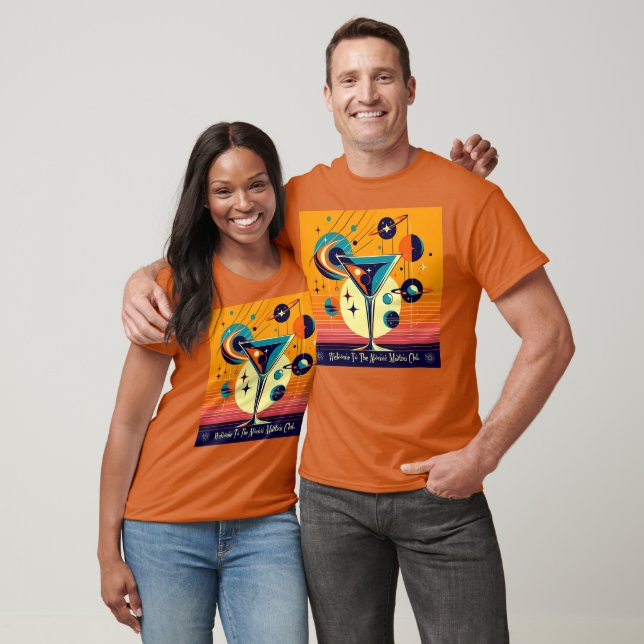 Space Age Willkommen im Atomi Martini Club T-Shirt (Unisex)