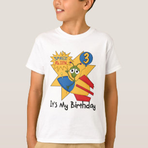Space Alien 3. Geburtstagsgeschenke und Geschenke T-Shirt