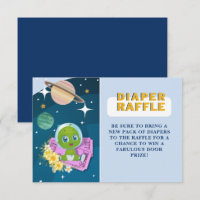Space Alien Baby Duwer Diaper Raffle