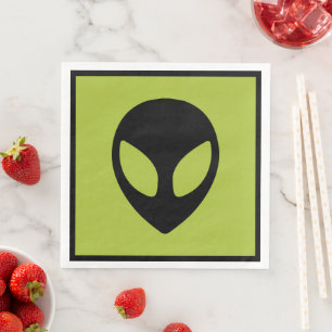 Space Alien Science Fiction Extraterrestrial Serviette