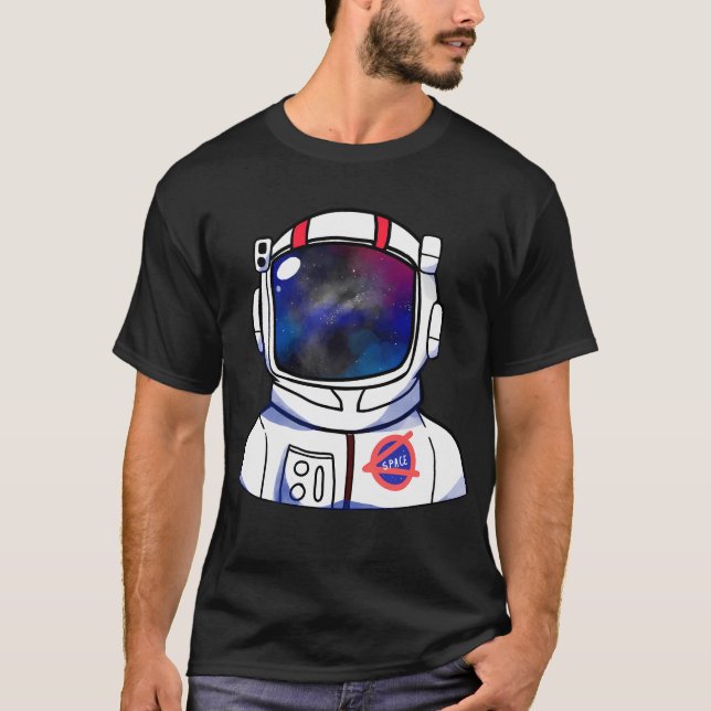 Space Anzug T-Shirt (Vorderseite)