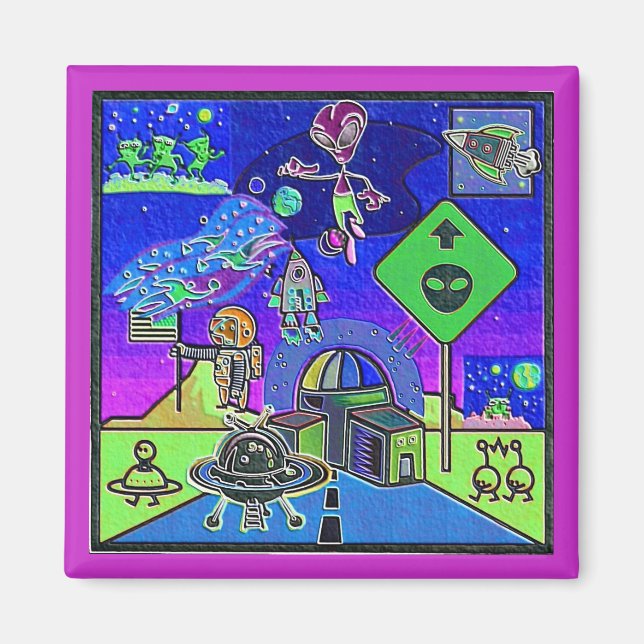 SPACE ART Magnet (Vorne)