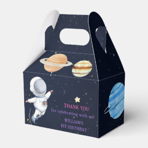 Space Astronaut Birthday Party Fevor Box Geschenkschachtel