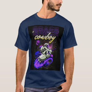 Space Astronaut Cowboy Shuttle Pilot Weltraum D T-Shirt