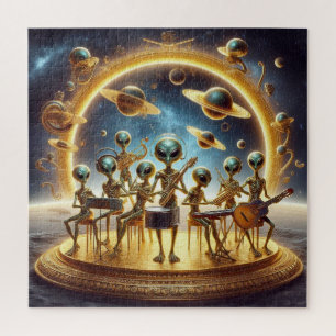 Space Außerirdischen 8 Mannband, Musikinstrumente
