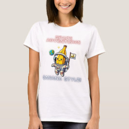 Space Banana Astronaut Adventures T-Shirt