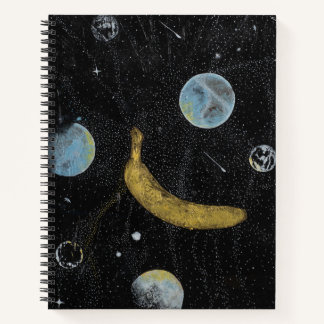 Space Banana-Notebook Notizbuch